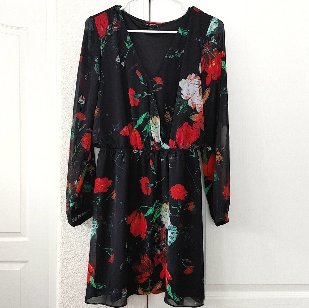 Express floral dress